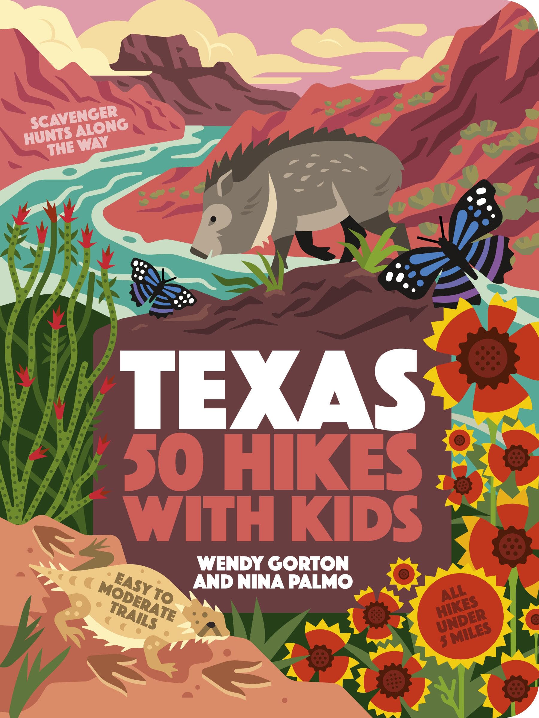 50 Hikes with Kids Texas cover